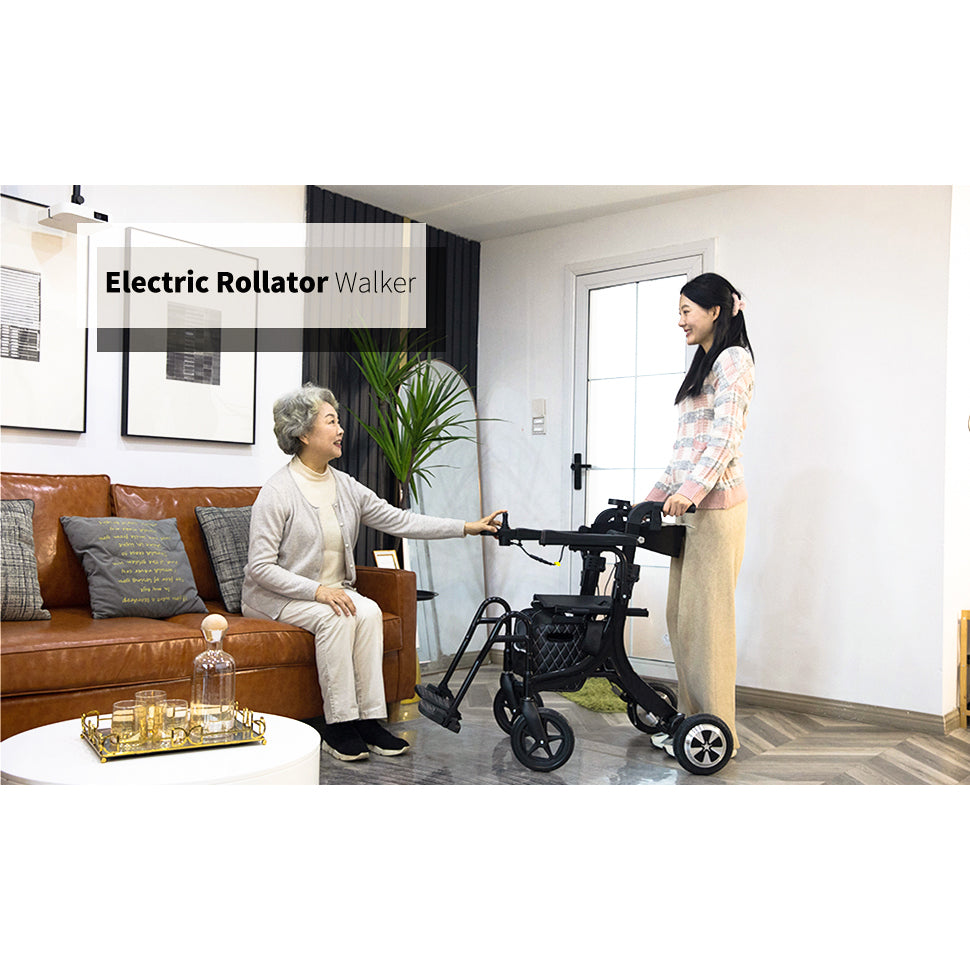 ZUBU All in one Multifunctional Electric Rollator Walker Wheelchair