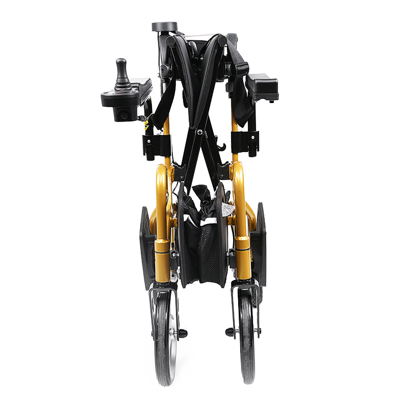 ZUBU 3 in 1 electric rollator walker with seat wheelchair gold