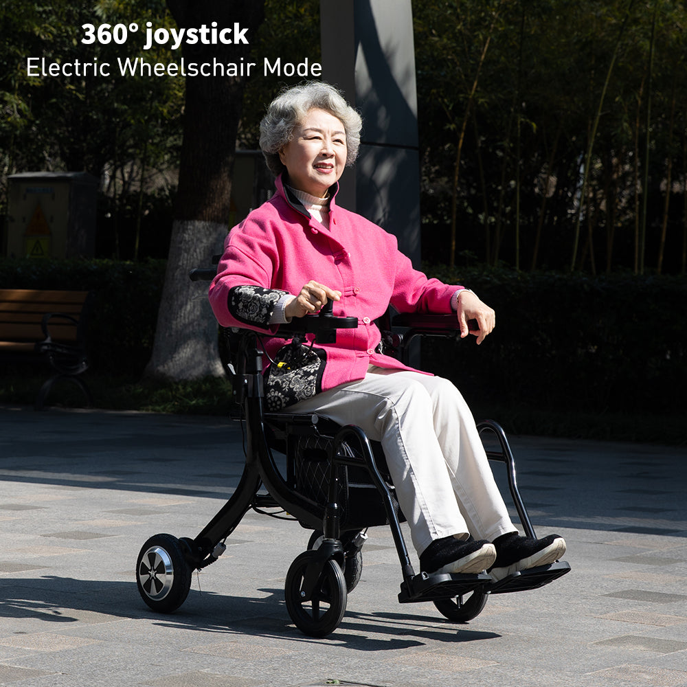 ZUBU All in one Multifunctional Electric Rollator Walker Wheelchair