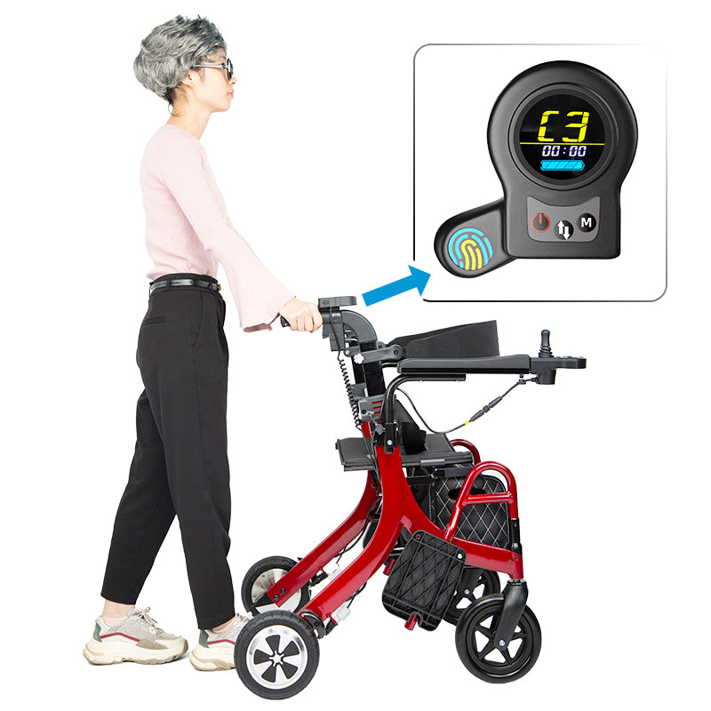 ZUBU Electric Walker Rollator with seat Drive