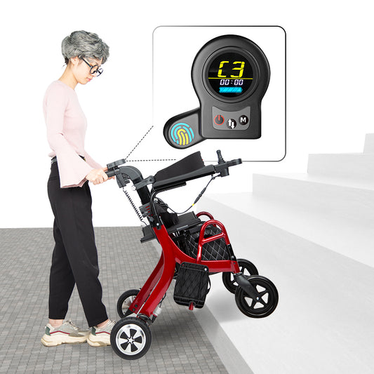 ZUBU Electric Walker Rollator with seat Drive